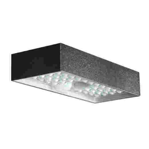 BRICK 6W 4000K BLACK 23CM LED EXTERIOR SOLAR WALL LIGHT