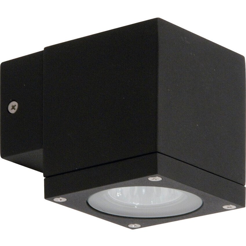 KUBE GU10 1LT BLACK EXTERIOR - Lightingplus