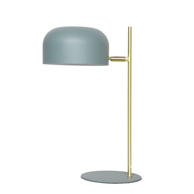 Whare Burnished Brass Table Lamp with Burnished Brass Steel Shade