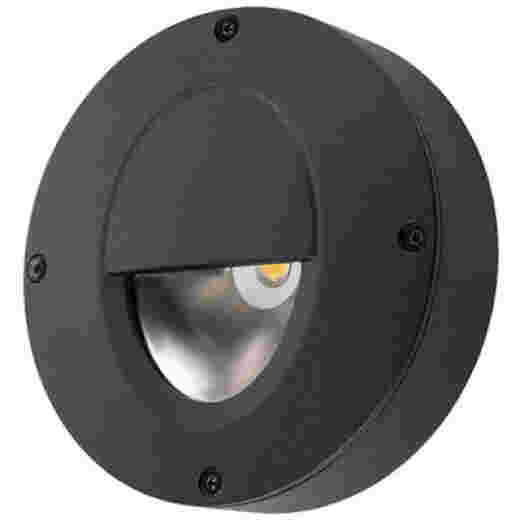 CALLISTO BLACK AC LED EXTERIOR WALL LIGHT