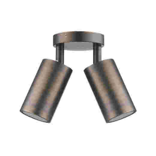 GAVEL IP65 BRONZE TWIN EXTERIOR LIGHT