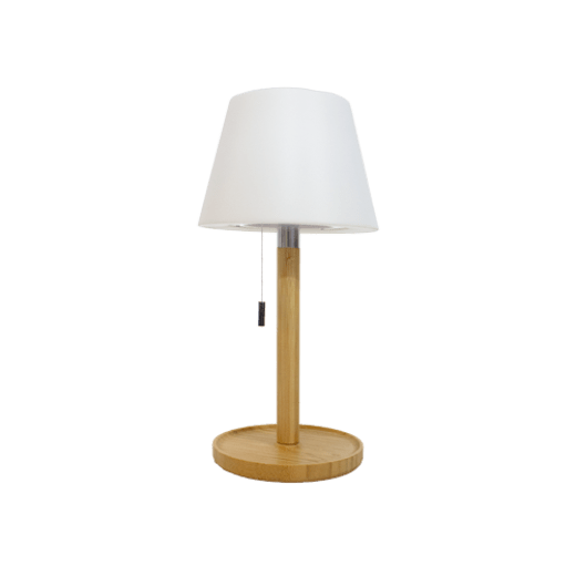 AXEL 1.5W CCT IP44 BAMBOO LED BATTERY TABLE LAMP