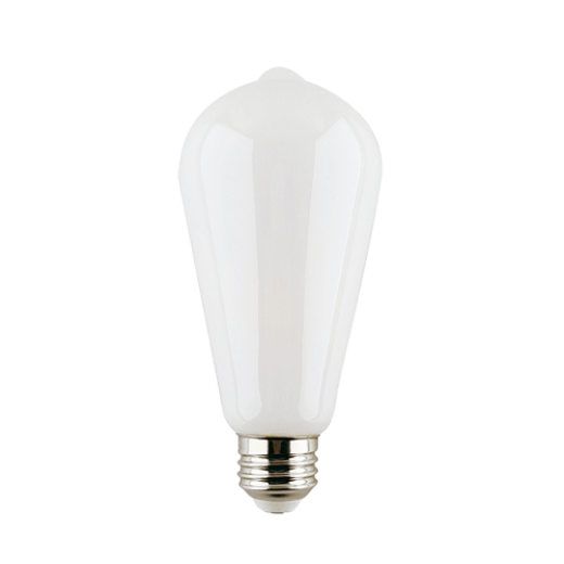 LED ST64 8W E27 3000K OPAL DIMMABLE LAMP