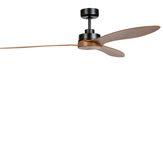 CAPRI 24V MOTOR BLACK/DARK KOA BLADES 130CM DC CEILING FAN