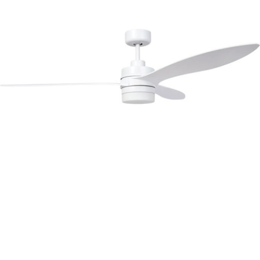 CAPRI 24V MOTOR WHITE 130CM DC CEILING FAN WITH LED LIGHT KIT