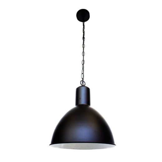 CLYDE MATT BLACK 30CM 1 LIGHT PENDANT