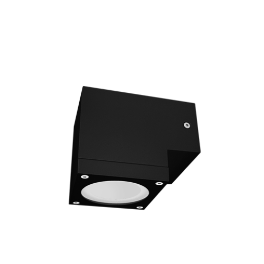 KUBE.2 IP65 BLACK 1 LIGHT EXTERIOR WALL LIGHT