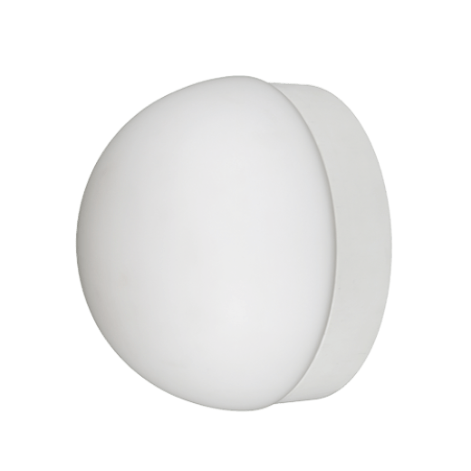 SLOOP WHITE/OPAL DOME GLASS WALL LIGHT