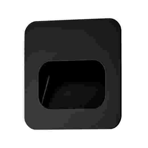 FORO 1.2W 2700K BLACK SQUARE LED RECESSED WALL LIGHT