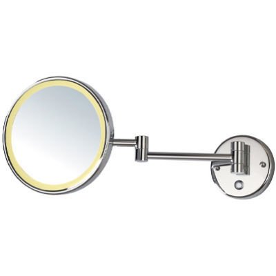 magnification mirror with light