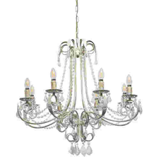 BELLA FRENCH GOLD 76CM 8 LIGHT CHANDELIER