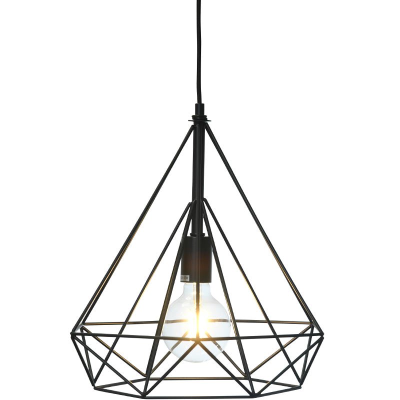 LENOX.38 BLACK WIRE 1LT PENDANT - Lightingplus