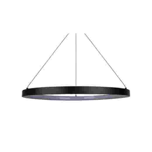 REGGIO 32W 3000K BLACK ROUND LED PENDANT