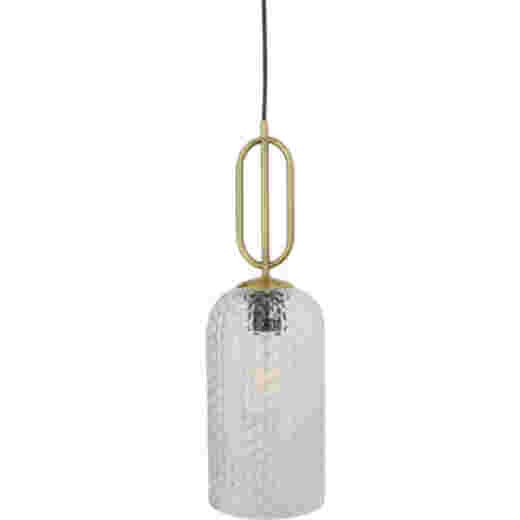 TANTA BRUSHED BRASS/GLASS 14CM PENDANT